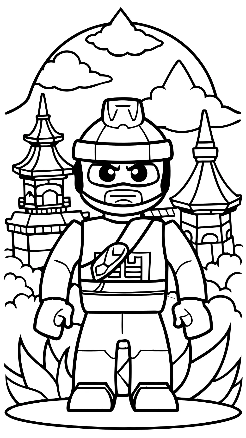 coloriage ninjago lego